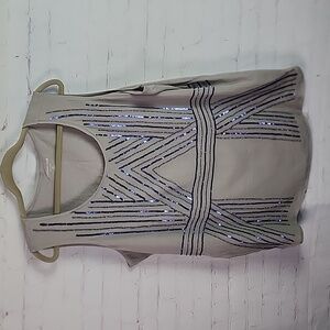 Coldwater Creek 2X Sleeveless Sequin Top